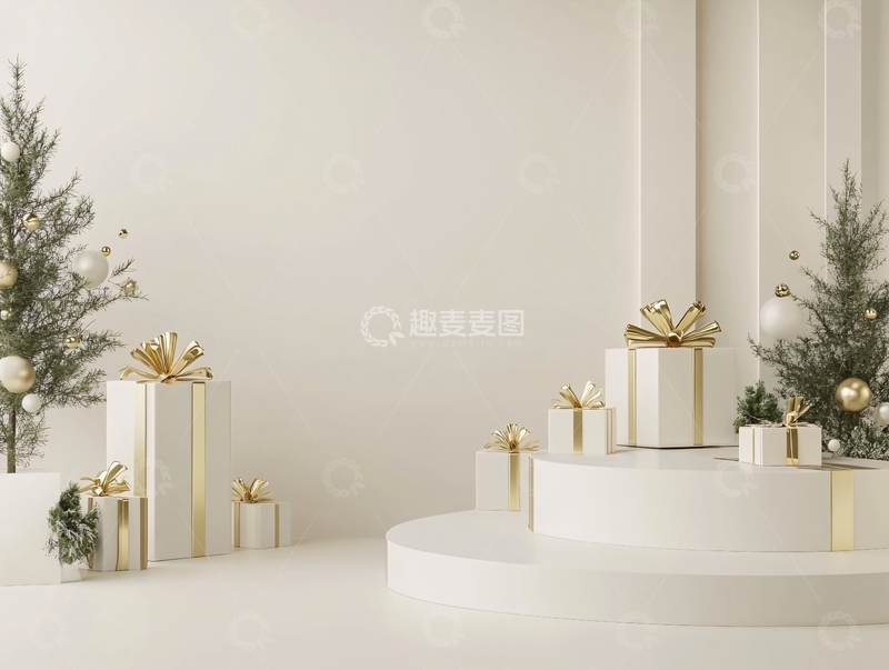 高清大图下载【趣麦麦图】礼盒礼物礼品堆头8