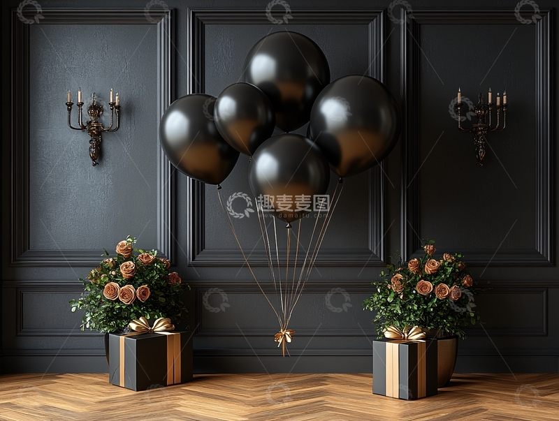 高清大图下载【趣麦麦图】橙色迎宾区