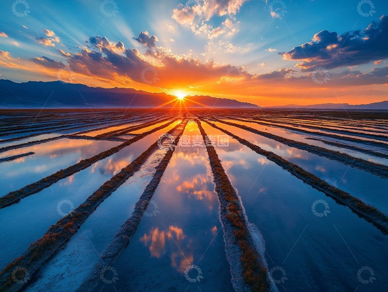 高清大图下载【趣麦麦图】彩虹田野风光