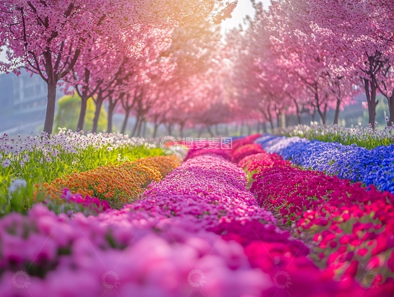 高清大图下载【趣麦麦图】-巨幅花海