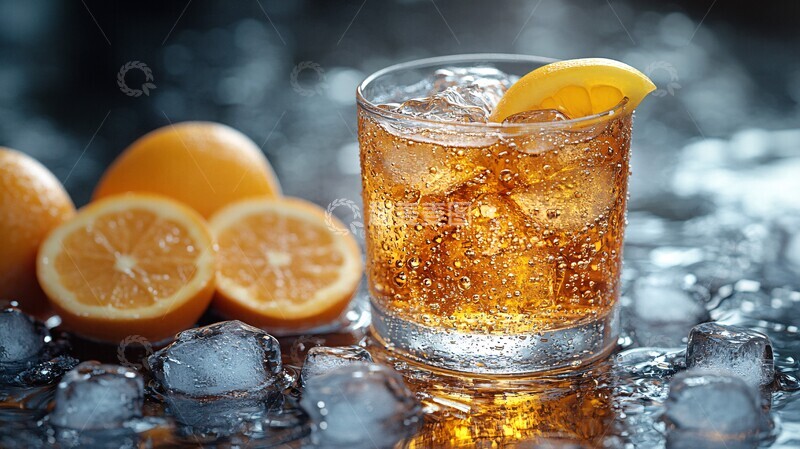 冷饮冰块果汁14