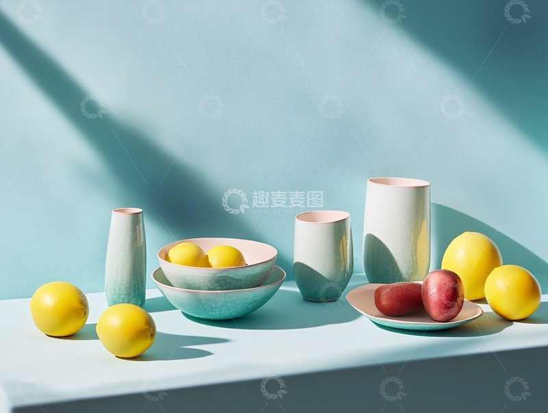 高清大图下载【趣麦麦图】几何体渲染场景6