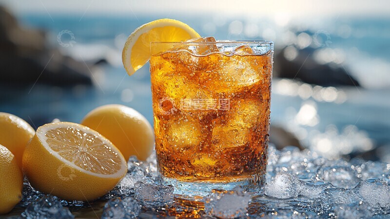 高清大图下载【趣麦麦图】冷饮冰块果汁26