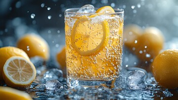 冰镇饮料冰块鸡尾酒2