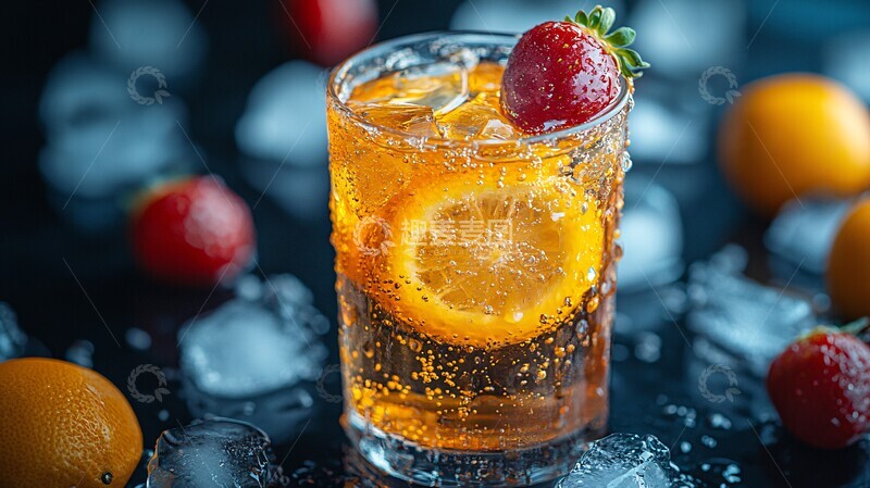 冰镇饮料特写夏天冷饮鸡尾酒3