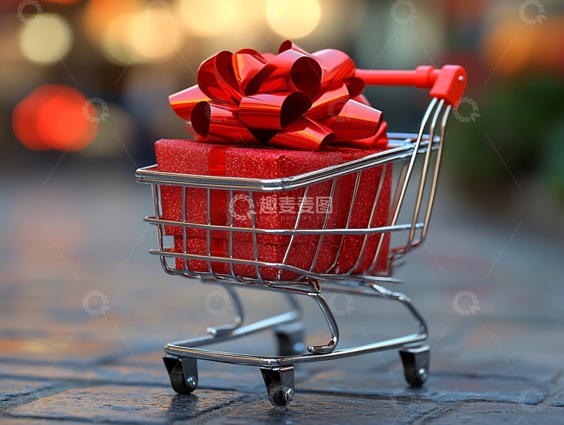 高清大图下载【趣麦麦图】送礼购物节年货节4