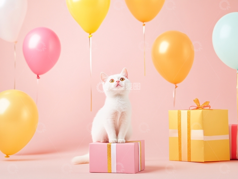 高清大图下载【趣麦麦图】猫咪小场景1