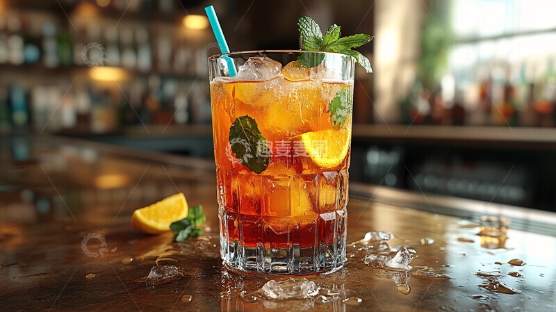 冰镇饮料特写夏天冷饮鸡尾酒5