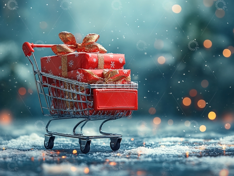 高清大图下载【趣麦麦图】冬季购物节1