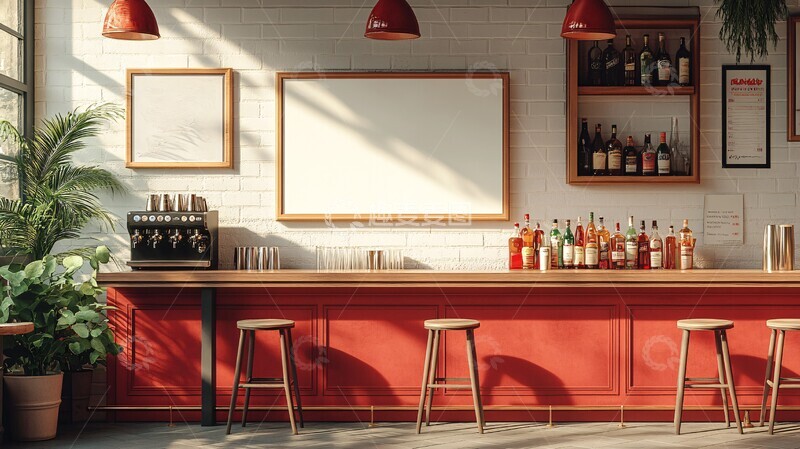 高清大图下载【趣麦麦图】酒吧柜台装饰设计