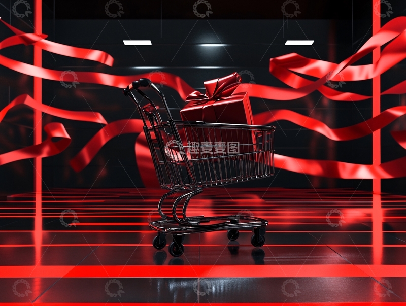 高清大图下载【趣麦麦图】送礼购物节年货节9
