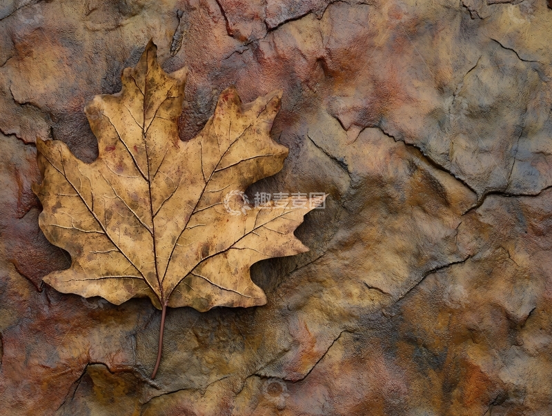 高清大图下载【趣麦麦图】秋叶纹理壁纸1