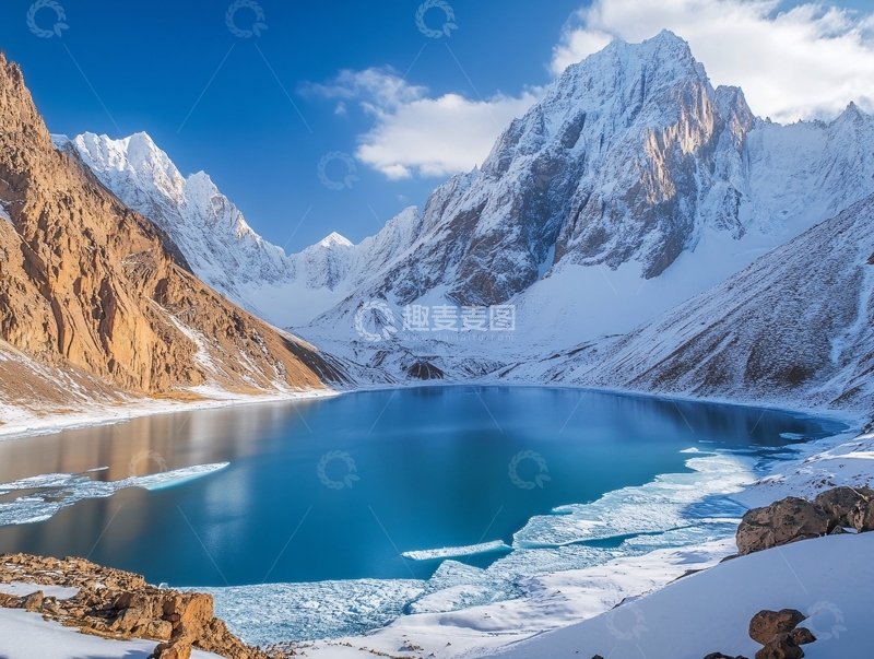 高清大图下载【趣麦麦图】措普沟姐妹湖3