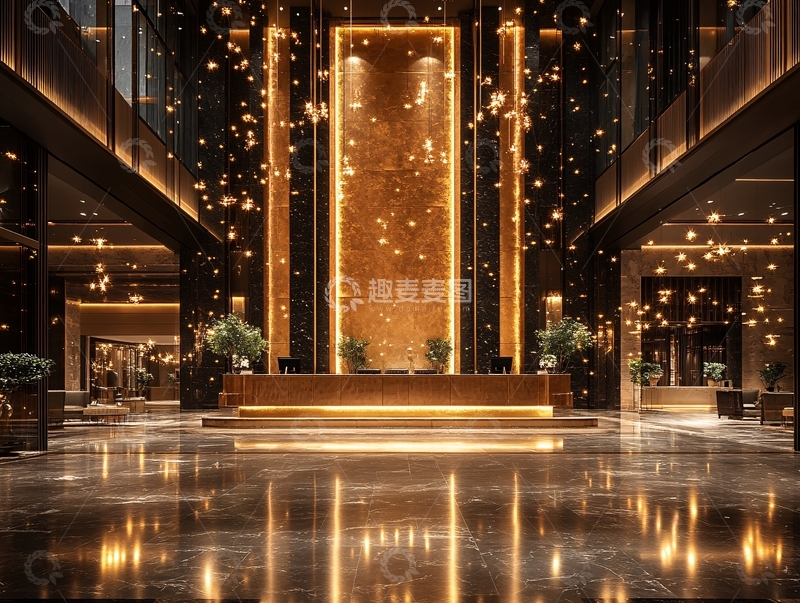 高清大图下载【趣麦麦图】星级酒店前厅