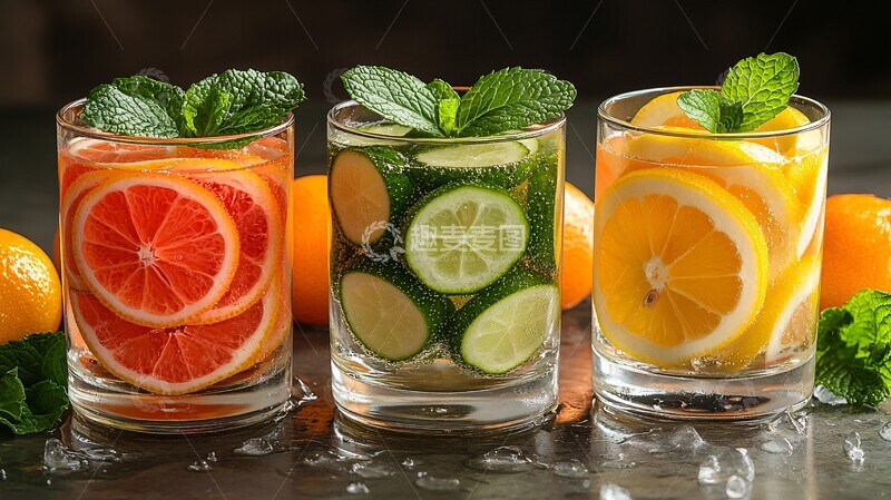 高清大图下载【趣麦麦图】桌上有美味的鸡尾酒3