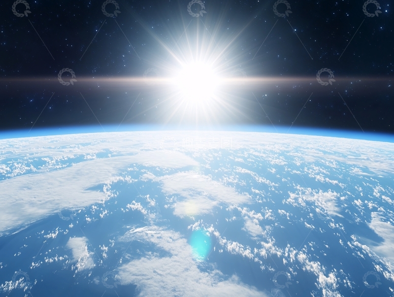 高清大图下载【趣麦麦图】地球曙光2