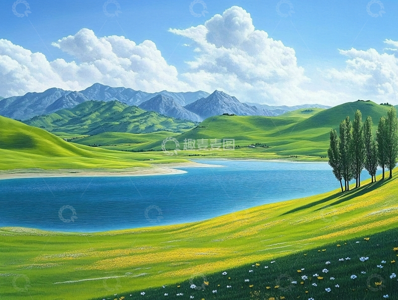 高清大图下载【趣麦麦图】新疆自然风光素材下载