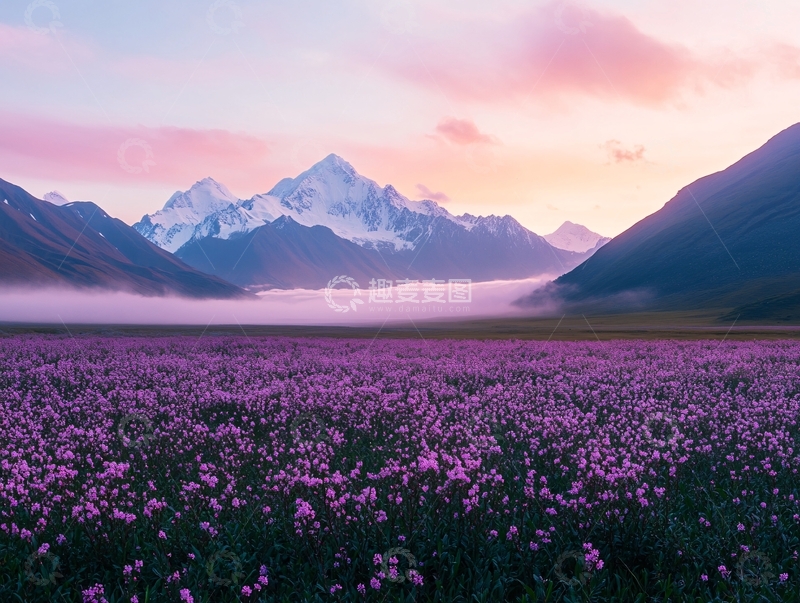 高清大图下载【趣麦麦图】卓尔山之晨