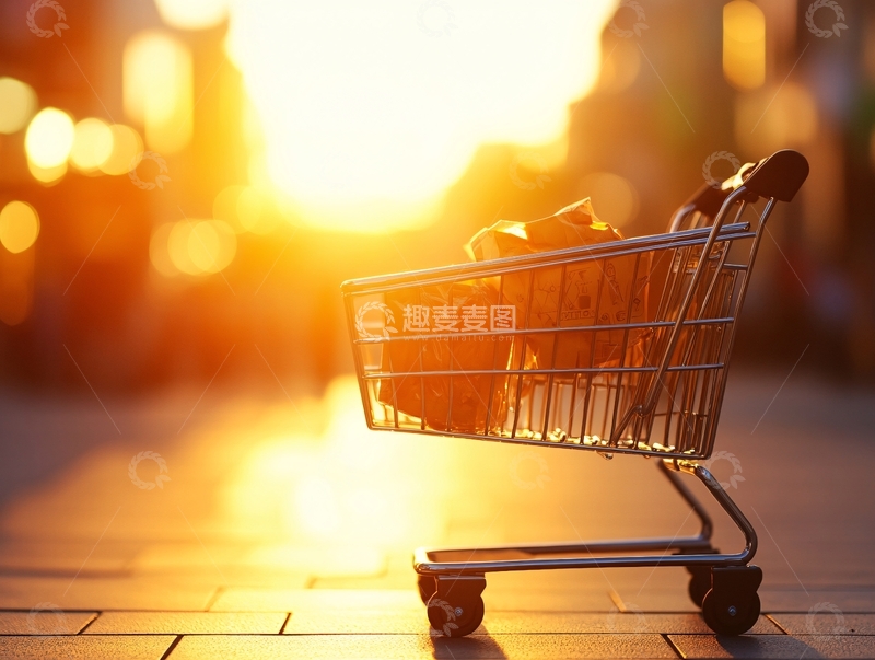 高清大图下载【趣麦麦图】购物车壁纸8