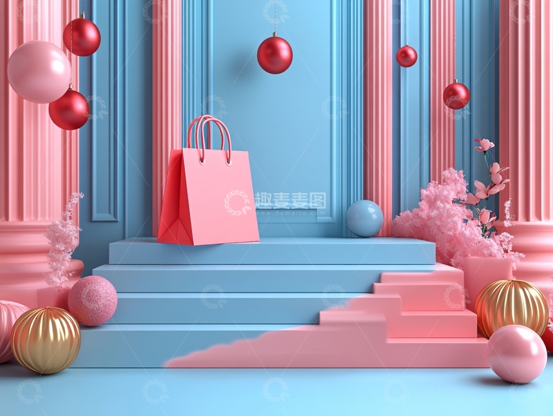 高清大图下载【趣麦麦图】立体淘宝场景图6