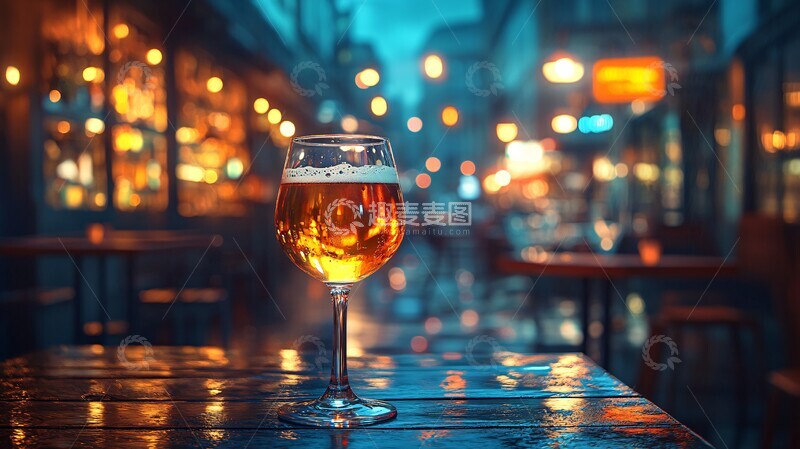 高清大图下载【趣麦麦图】啤酒休闲时刻