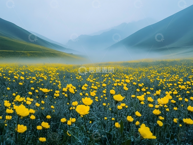 高清大图下载【趣麦麦图】喀拉峻的早晨