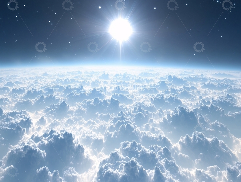 高清大图下载【趣麦麦图】天际云海图