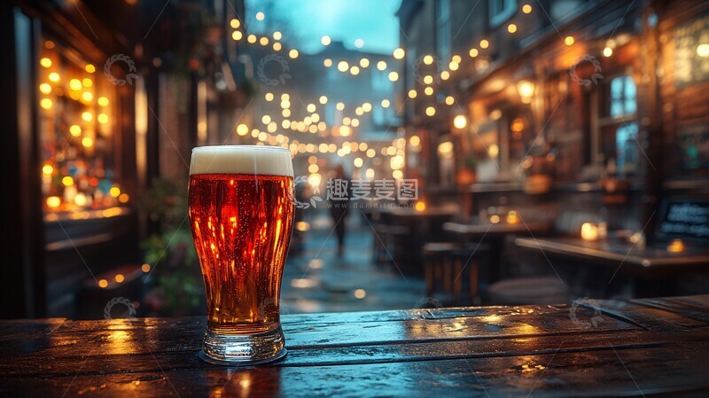 高清大图下载【趣麦麦图】啤酒欢乐海报