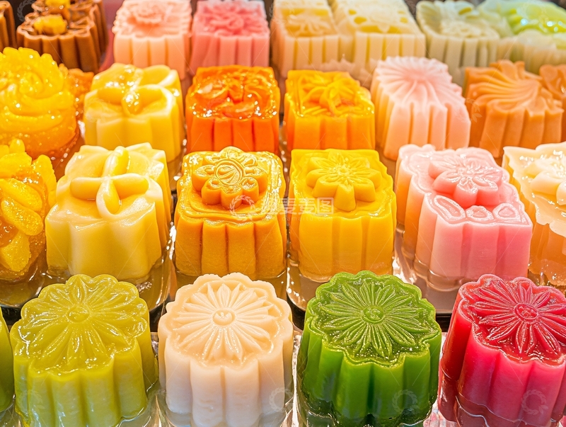 高清大图下载【趣麦麦图】超市月饼