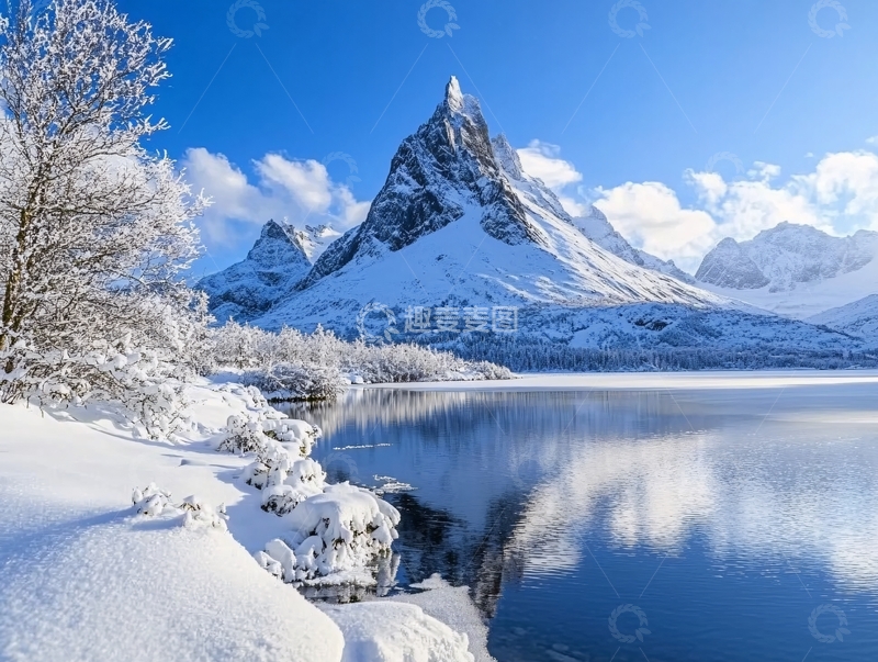 高清大图下载【趣麦麦图】冬日雪景壁纸17