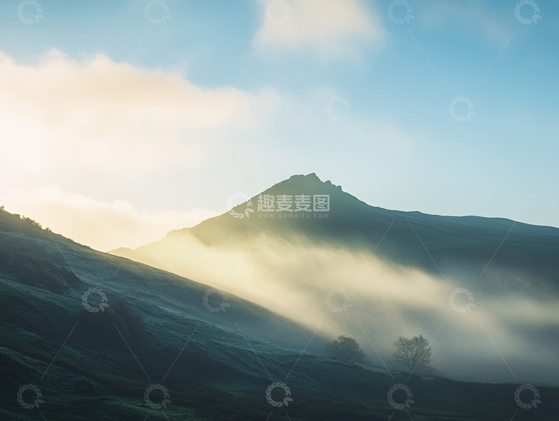 高清大图下载【趣麦麦图】喀拉峻的早晨1