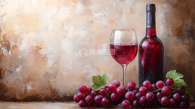 高清大图下载【趣麦麦图】红葡萄酒倒酒特写3