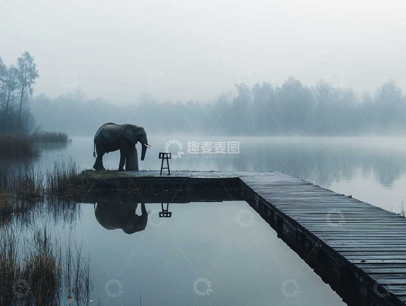 高清大图下载【趣麦麦图】寂静的早晨