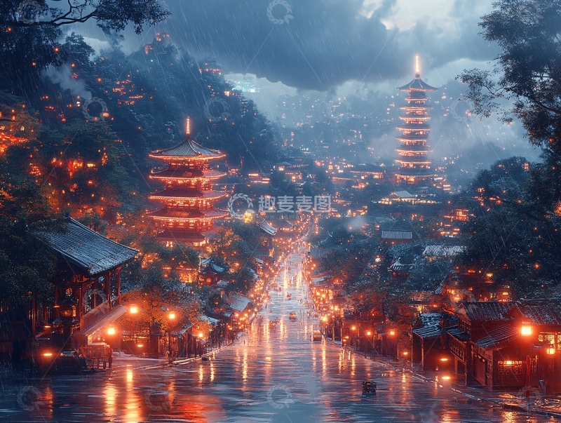 高清大图下载【趣麦麦图】雷峰塔壁纸1