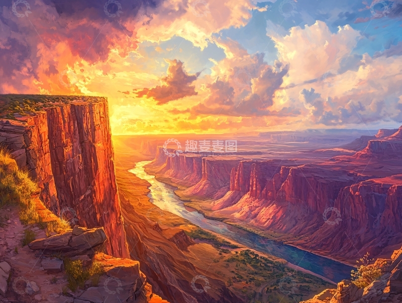 高清大图下载【趣麦麦图】风景原画24