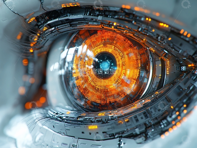 高清大图下载【趣麦麦图】科技眼睛视觉效果12