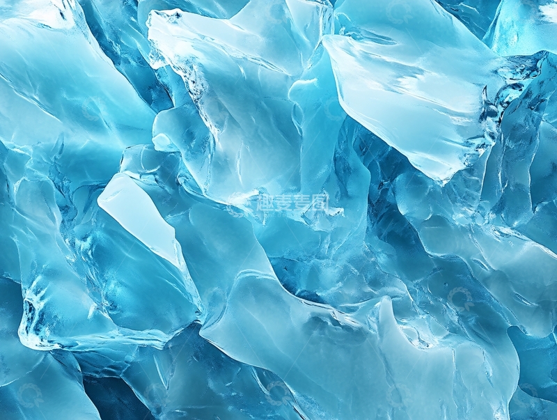 高清大图下载【趣麦麦图】酷炫蓝水晶立体背景10