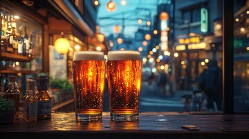 酒吧夜晚的舒适氛围1