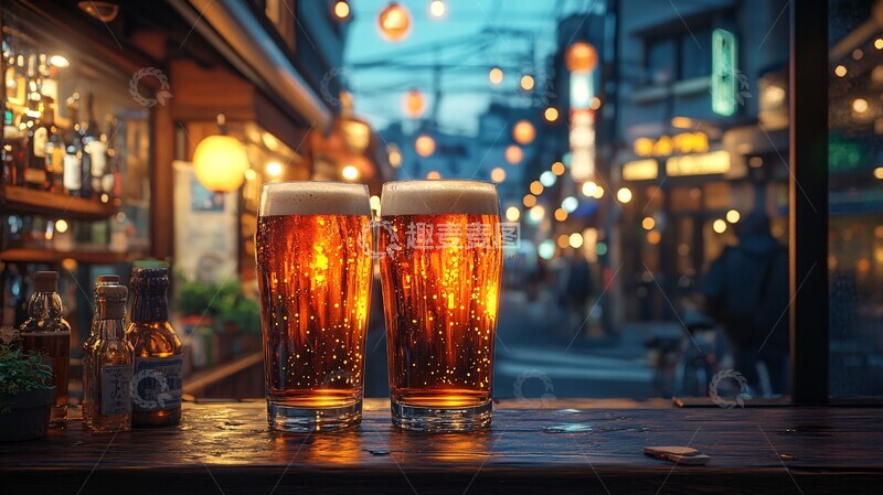 高清大图下载【趣麦麦图】酒吧夜晚的舒适氛围1