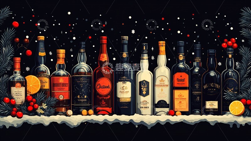 高清大图下载【趣麦麦图】瓶无缝模式式样颜色描述酒吧