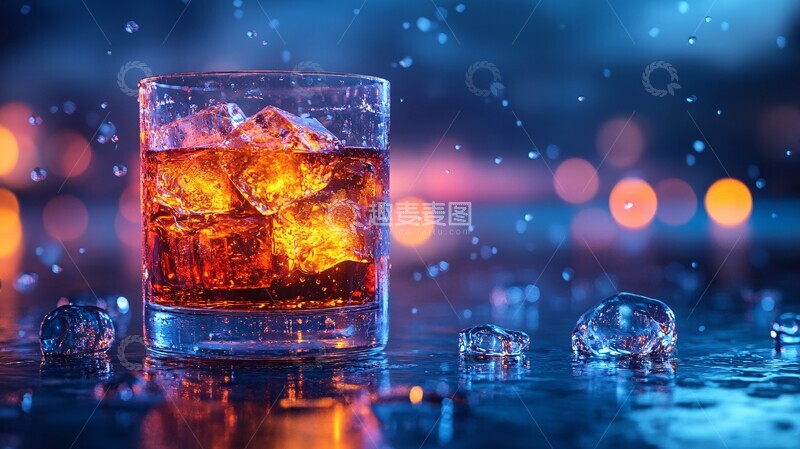 一杯冰镇威士忌1
