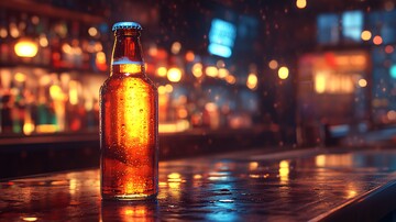 温馨木质酒吧内景