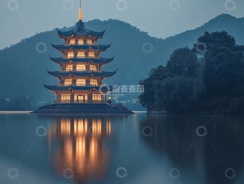 高清大图下载【趣麦麦图】雷峰塔壁纸2