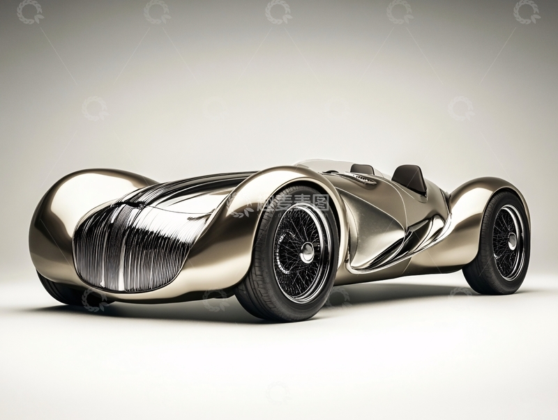 高清大图下载【趣麦麦图】汽车金色效果设计1