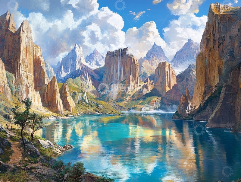 高清大图下载【趣麦麦图】风景原画25