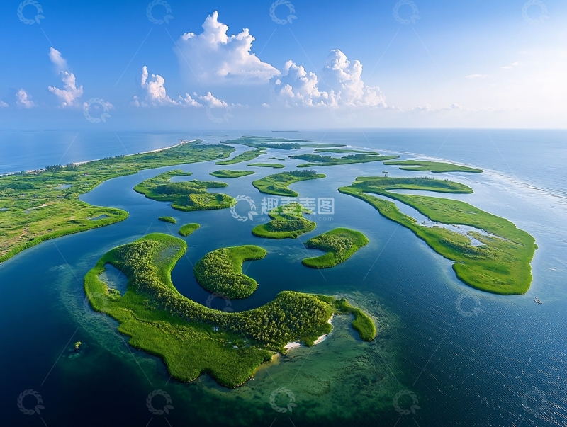 高清大图下载【趣麦麦图】洞庭湖风光航拍