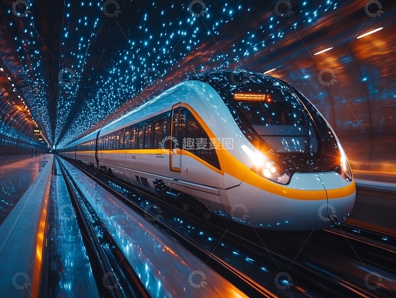 高清大图下载【趣麦麦图】交通运输轨道交通