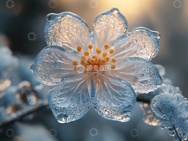 高清大图下载【趣麦麦图】微距水团花