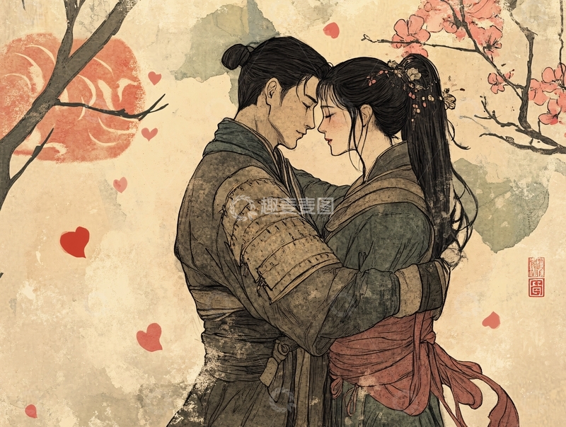 高清大图下载【趣麦麦图】卸岭插画1