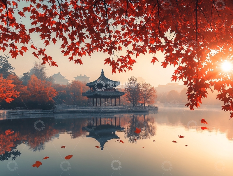 高清大图下载【趣麦麦图】爱晚亭秋1